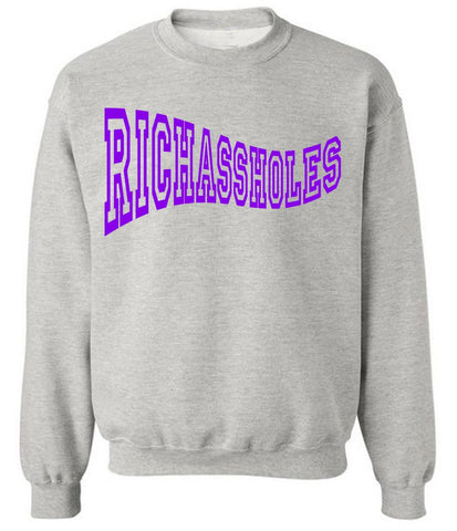 RichAsshole Sweater grey