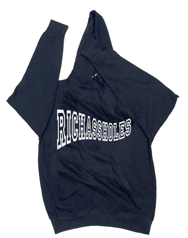 RichAssholes  blk hoodie